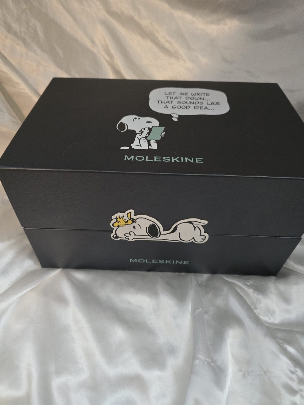 Moleskine Black Snoopy Decorative Storage Box